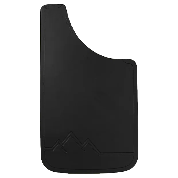 000543R01 – PLASTICOLOR Mud Flap, Universal Rear 11 Inch x 19 Inch Set Of 2 Flat Without Logo Black Fiberglass Reinfo...